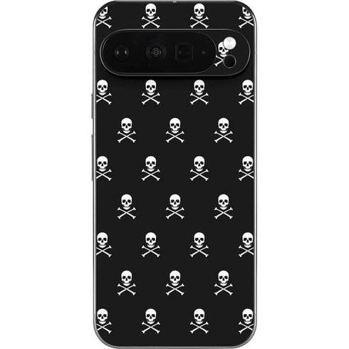Skull and Crossbones (white) Pixel 9 Pro XL Skin
